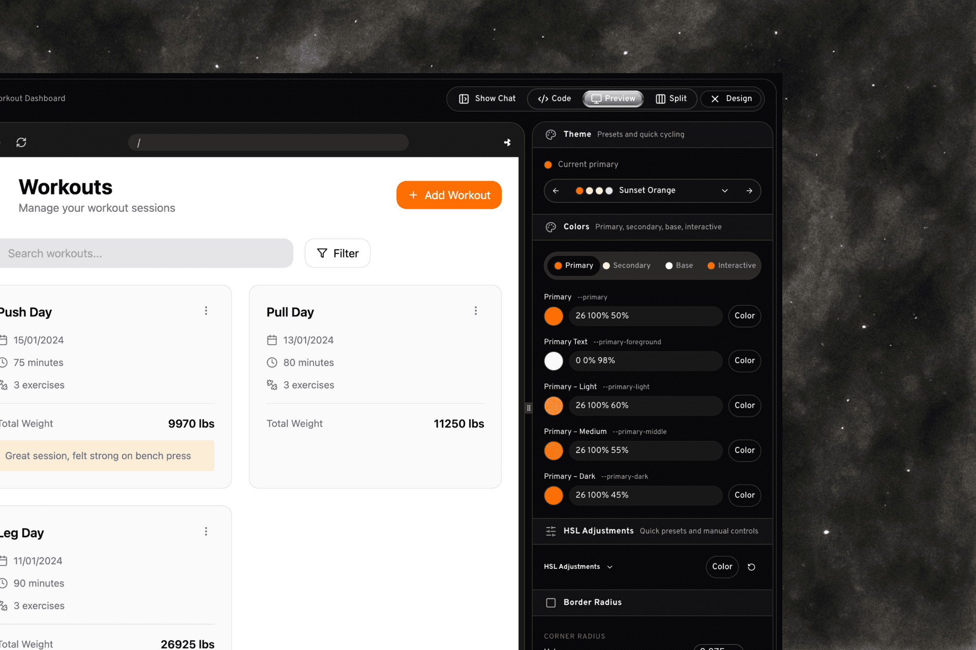 App sharing demonstration