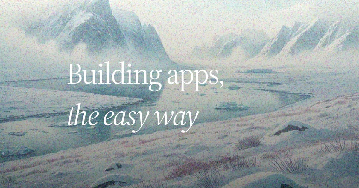 Building app prototypes: the easy way